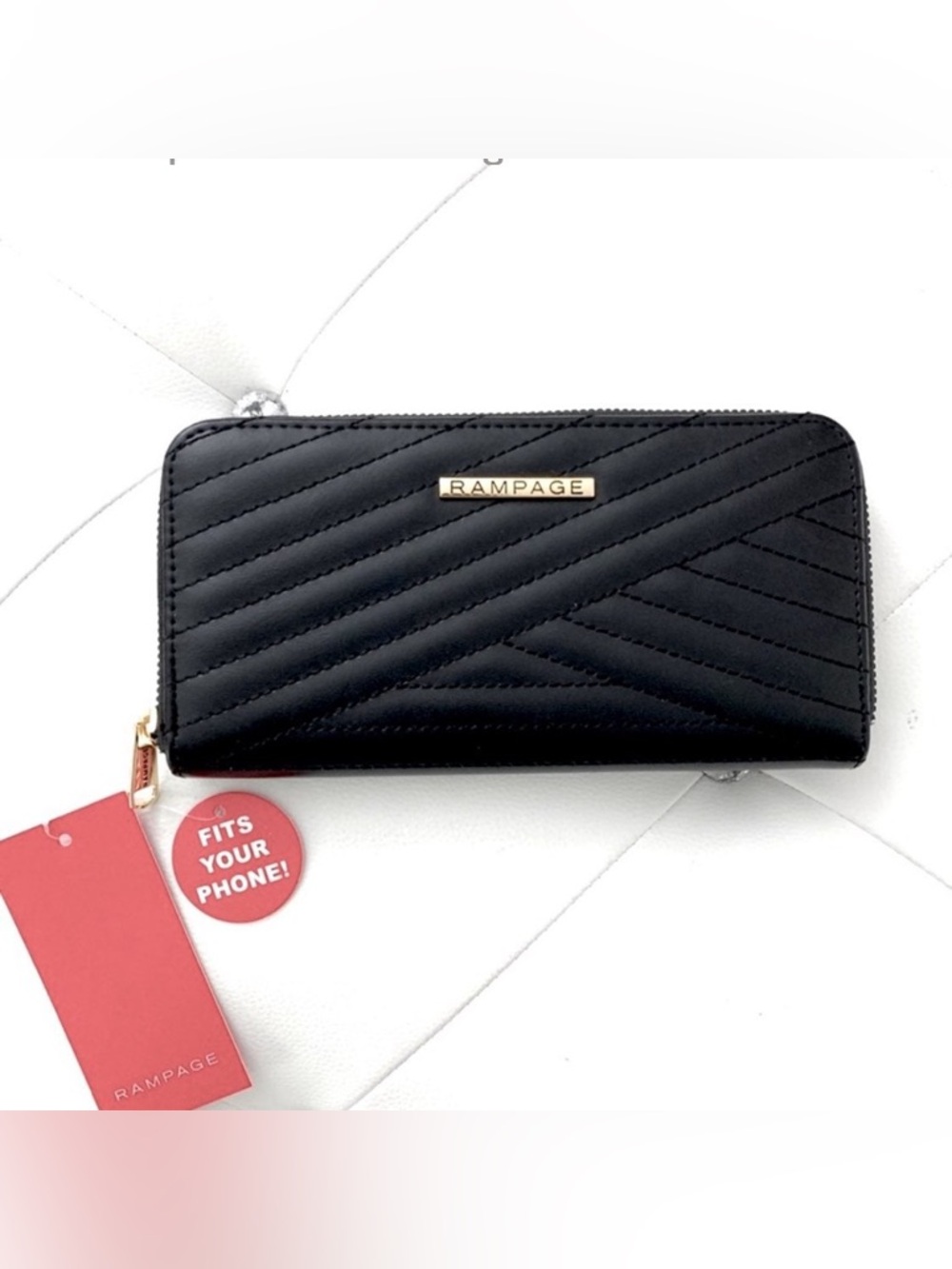 Rampage Chevron Black Wallet.